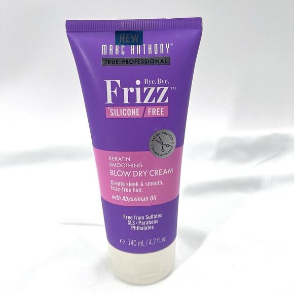Marc Anthony Bye Bye Frizz Keratin Smoothing Blow Dry Cream 4.7oz - Picture 1 of 3